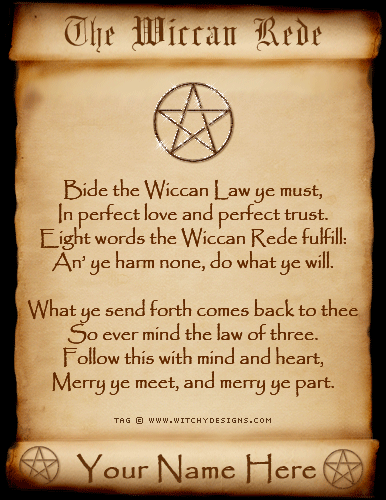 Wiccan Rede - What be abide by