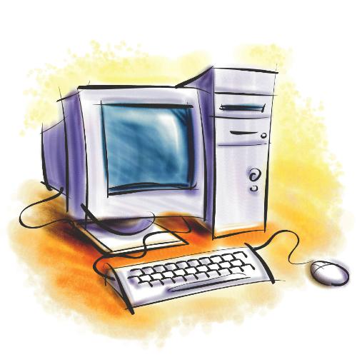 Computer - A Drawing Computer Image 