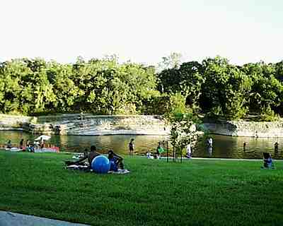 Barton Springs - A beautiful, natural springs swimming pool near downtown Austin