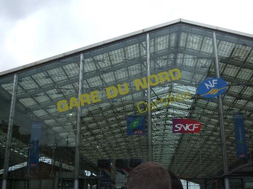 Paris Gare du nord - The main entrance to the gare du nord station