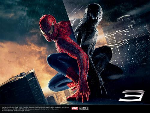spiderman3 - 2 spideys, spiderman 3