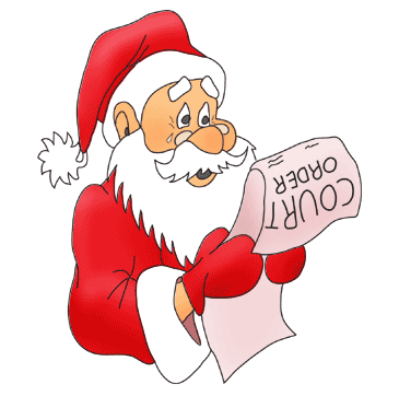 santa - santa claus reading