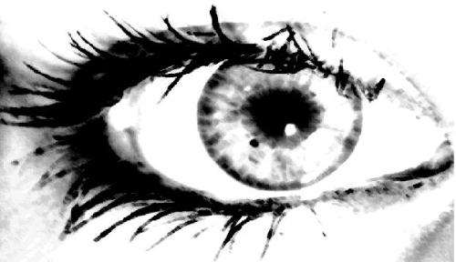 Eye - This is my eye- i know it's not very teary but... crying- eyes- same thing to me really haha.  I took this with a 7MP camera - it WAS a whole picture i just took the eye out ;) nether-the-less i think its pretty ^^