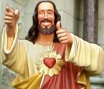Buddy Christ - Dogma's Public Relations answer to the Scarey Cruifix