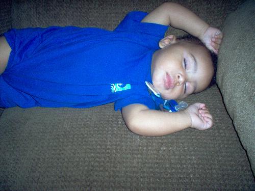 Justin - Sleeping, isn't he cute