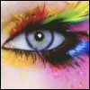 Colourful Designed Eye - Life as we see it, in colour? Or black and white? Are you looking at the cup half empty? or half full?  Life is how you want to see it, change your perception on things and your life will change too. The world is a beautiful thing is it not?