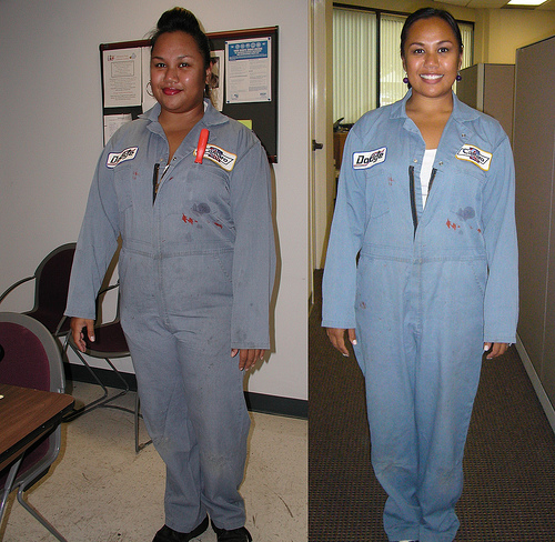 Weight Loss - A snapshot of a woman who had lose an impressive amount of weight.