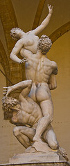 Rape of Sabine - A snapshot of a famous statue called Rape of Sabine.