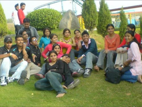 me with my college friends at a trip - trip with my college freinds at chandigarh