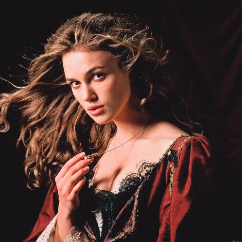 pirates of the carribbean - Kiera Knightley as Elizabeth Swan