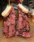 Do you like to eat pastrami  - is it real that pastrami has half a pound of meat and people like to eat that daily and may i know that where did this pastrami born with that much amount of meat in that.
Can people eat that in one byte.