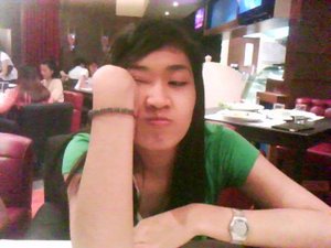 lol - while waiting for my food at heaven 'n eggs