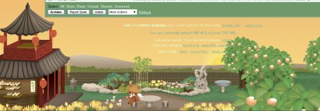 Gmail Theme - Tea House - This is one of the new Gmail theme - Tea House, which is quite greenery and peaceful.