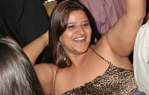 laughs and smiles... - sexy girl, a little plump..