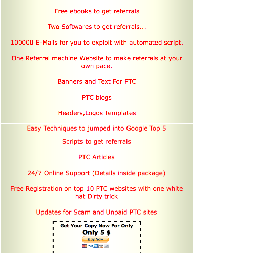 http://nastyeye.com/paid-to-click/get-free-exchang - Site offering ways to get referrals for $5!