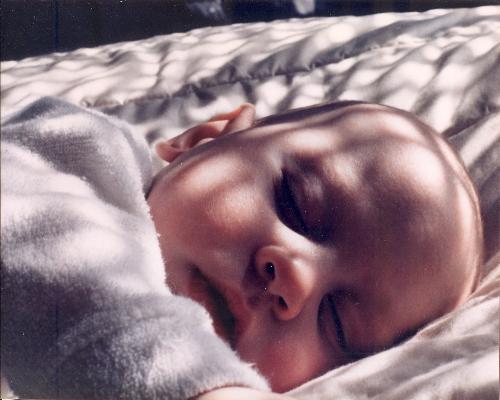 baby John - picture of my youngest as a newborn