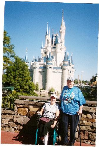 Marie and Kim - This is me with the lady I work with at Disney World last year.