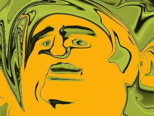 Having fun with jasc and adobe. - This face was first started with jasc and finished with adobe. What do you think?