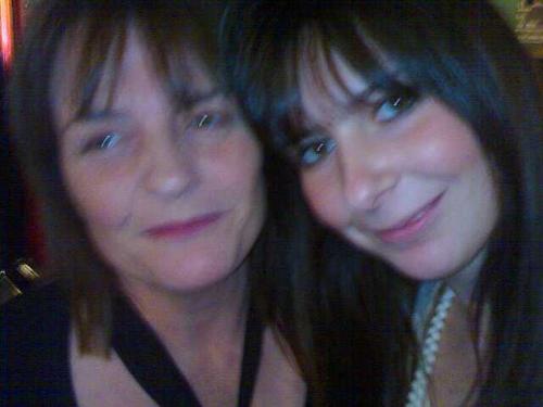 myself and my eldest daughter on a night out - myself and my edlest daughter on a night out.