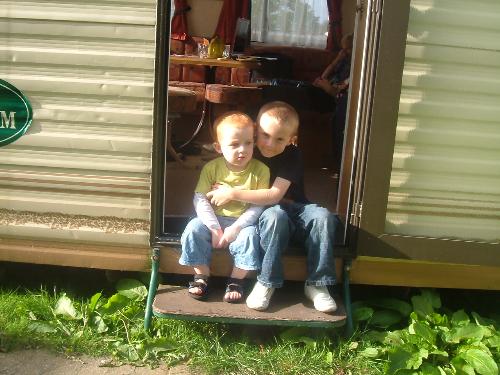 My two boys - My two youngest sons on holiday August 2008