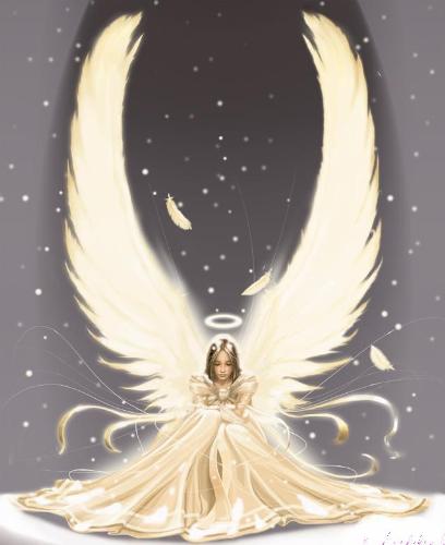 Christmas Angel - My christmas Angel for christmas cards.