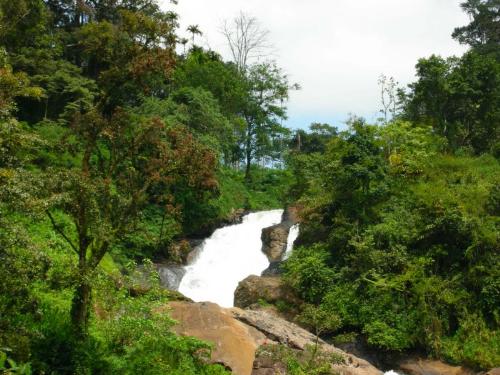 water falls - A small water falls coming down through the hills