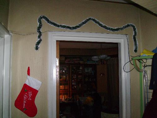 Halway decorations - I just added this around my girlfriend's flat to brighten up the place for Christmas, and i think i did a fairly good job.