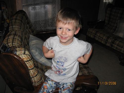 my son in the morning - a pic of my boy