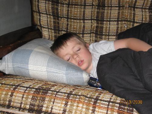 my son asleep on sofa - my boy