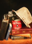 Books - Still life photo of antuque books