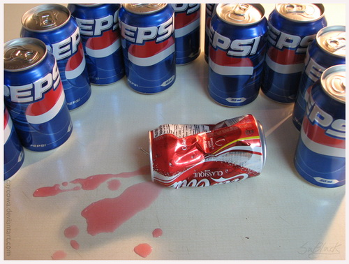 funny pepsi picture - Just a funny pepsi vs coke picture