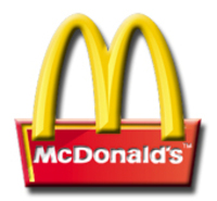 McDonald's - A photo showing McDonald's logo.