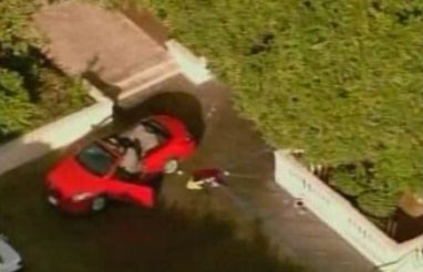 Murder - A snapshot of the incident where a Scientology guard killed an unidentified man.