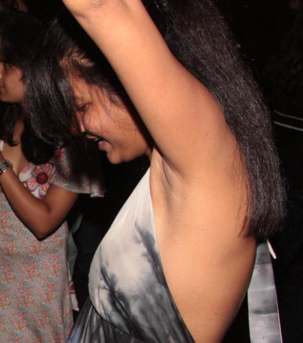 sexy in a siver gown.. - partying..