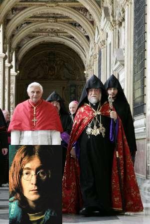 Vatican and John Lennon - A snapshot of the Vatican people and John Lennon.