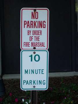 parking - just a stupid parking combination which really has no meaning.