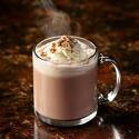 A soothy and delicious cup of hot chocolate. - This is what I would love to have as an hot beverage for an chilly day.