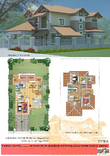 3D image - a proposal of bungalow design