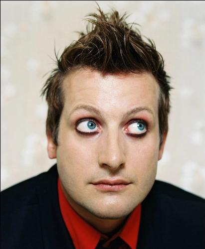 Tre Cool of Greenday - A snapshot of Tre Cool, the drummer of Greenday, on one of the band's photoshoot.