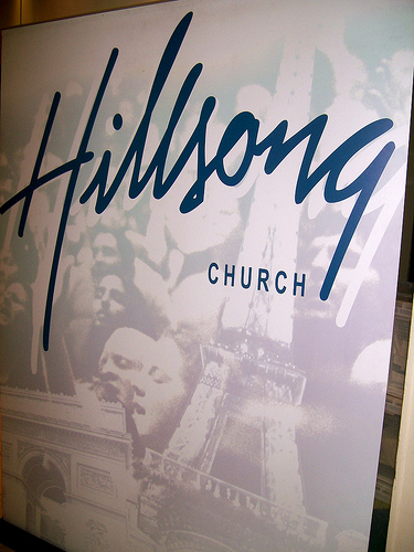 Hillsong Church in Paris - A snapshot of a promotional poster of Hillsong in Paris.