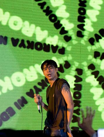 Chito Miranda of Parokya Ni Edgar - A snapshot of Chito Miranda, the frontman of the OPM band Parokya Ni Edgar