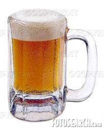 A mug of Chilled Beer ! - The photo shows the froth and chillness of highly chilled beer.