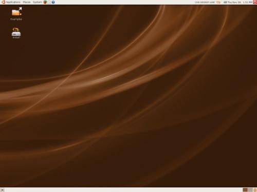 Ubuntu 8.04 - Screenshot of Ubuntu 8.04