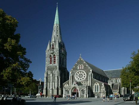 a church - This is christchurch&#039;s church. It is based at the christchurch aquare. 