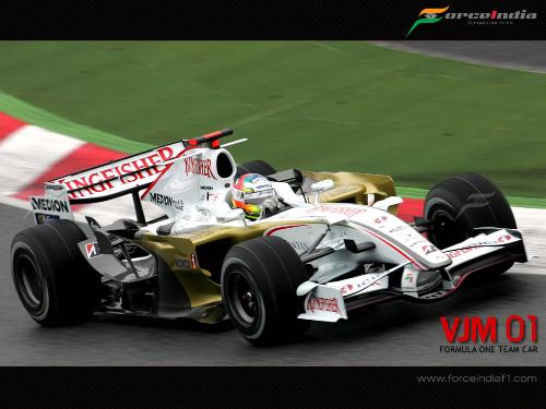 Force India F1 team - This is the car of the Force India F1 team