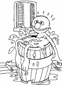 taking a bath - elmo taking a bath