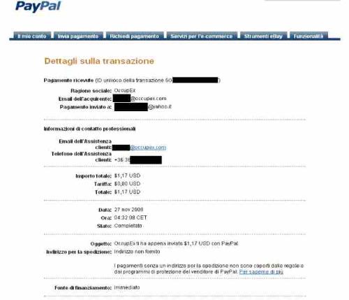 occupex proof of payment - this is the occupex proof payment