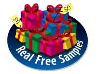 Free Samples!! - Its some little presents and says 'Real Free Samples'