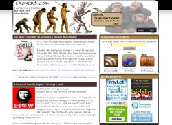 Eronerd dot Com - A partial screenshot of my blog. Eronerd dot Com. What you think?