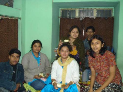 group involvement... - posing for the photo...